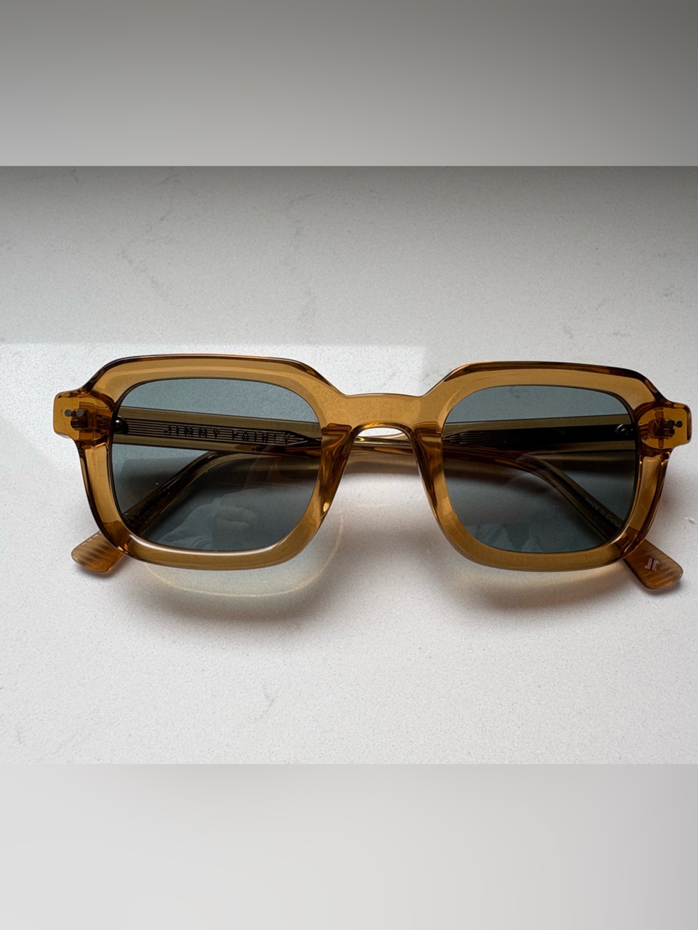 BRAND NEW Jimmy Fairly Freja sunglasses with blue lenses